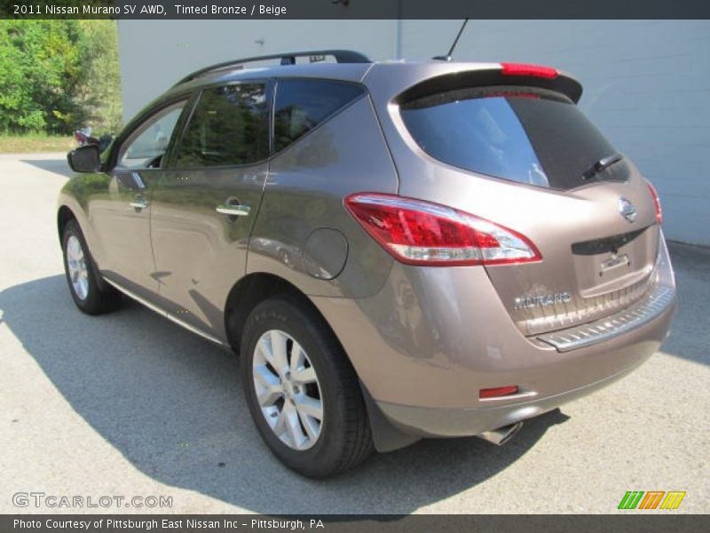 Tinted Bronze / Beige 2011 Nissan Murano SV AWD