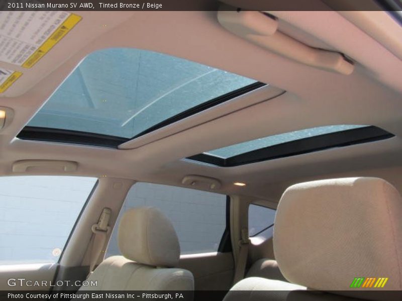 Tinted Bronze / Beige 2011 Nissan Murano SV AWD