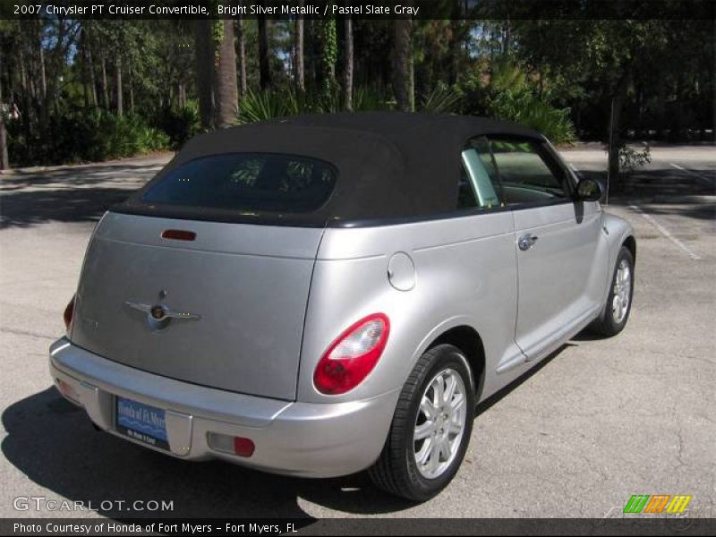 Bright Silver Metallic / Pastel Slate Gray 2007 Chrysler PT Cruiser Convertible