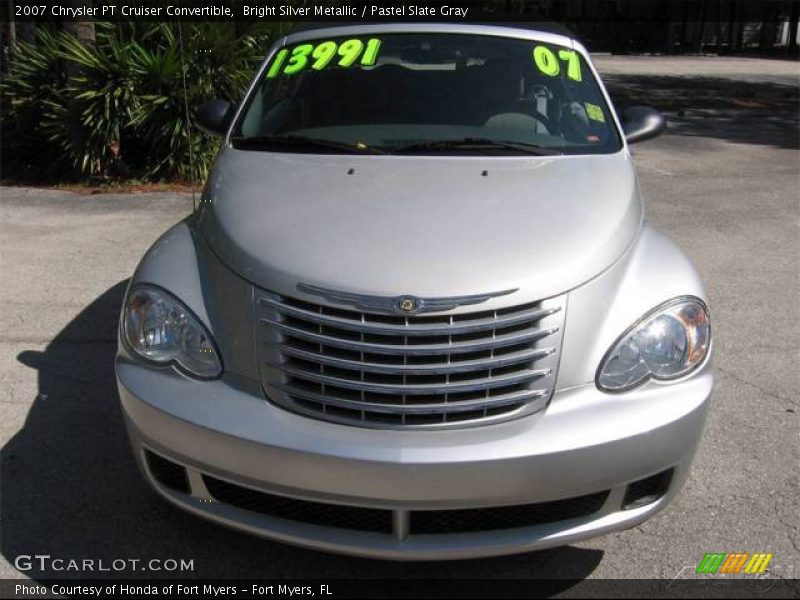 Bright Silver Metallic / Pastel Slate Gray 2007 Chrysler PT Cruiser Convertible