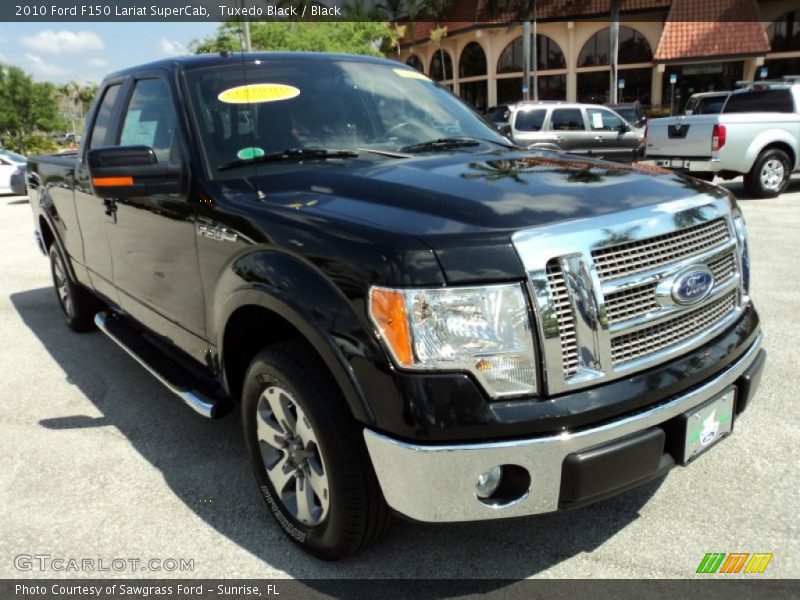 Tuxedo Black / Black 2010 Ford F150 Lariat SuperCab