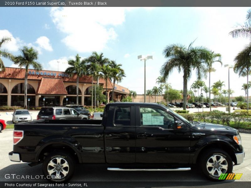 Tuxedo Black / Black 2010 Ford F150 Lariat SuperCab