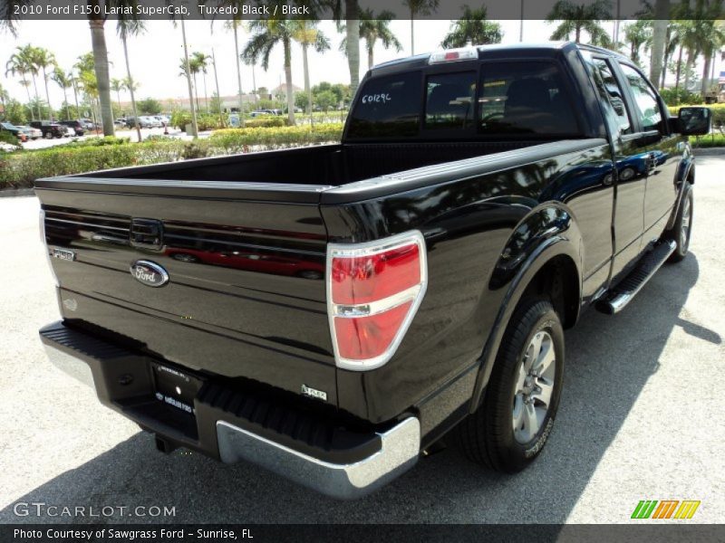 Tuxedo Black / Black 2010 Ford F150 Lariat SuperCab