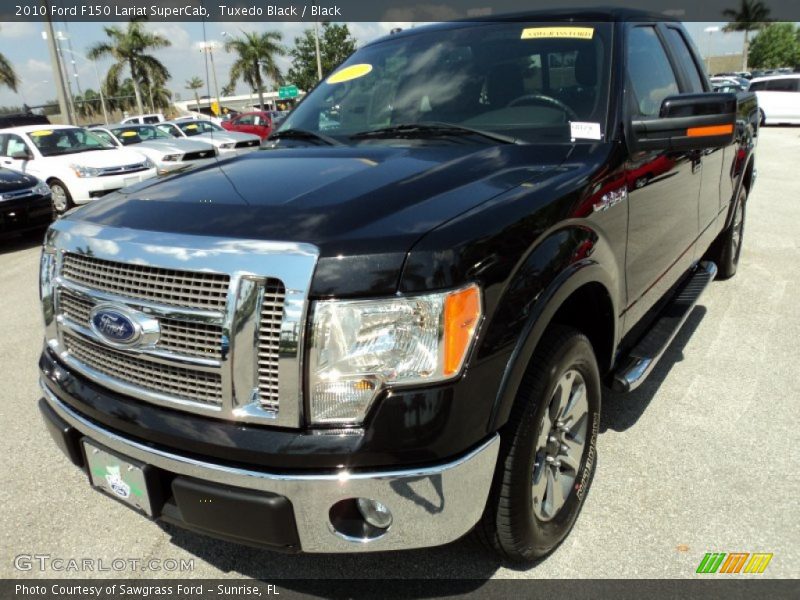 Tuxedo Black / Black 2010 Ford F150 Lariat SuperCab