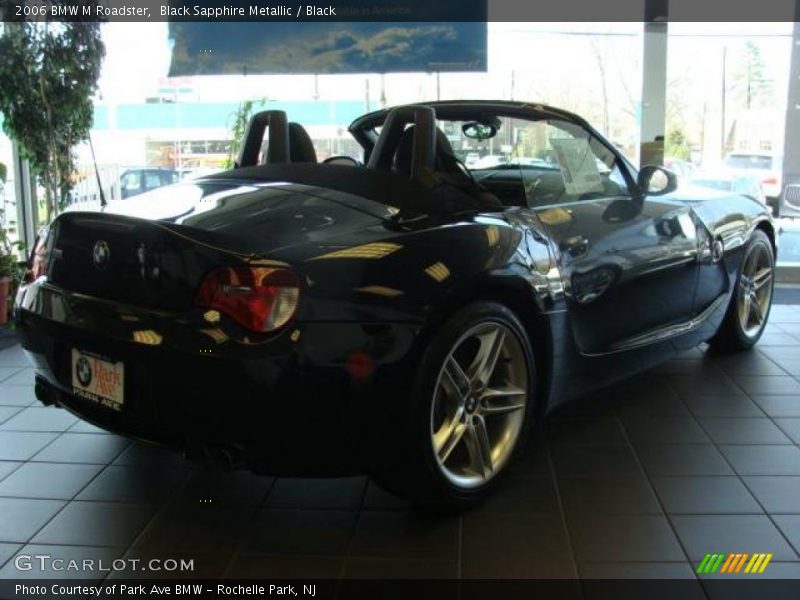 Black Sapphire Metallic / Black 2006 BMW M Roadster