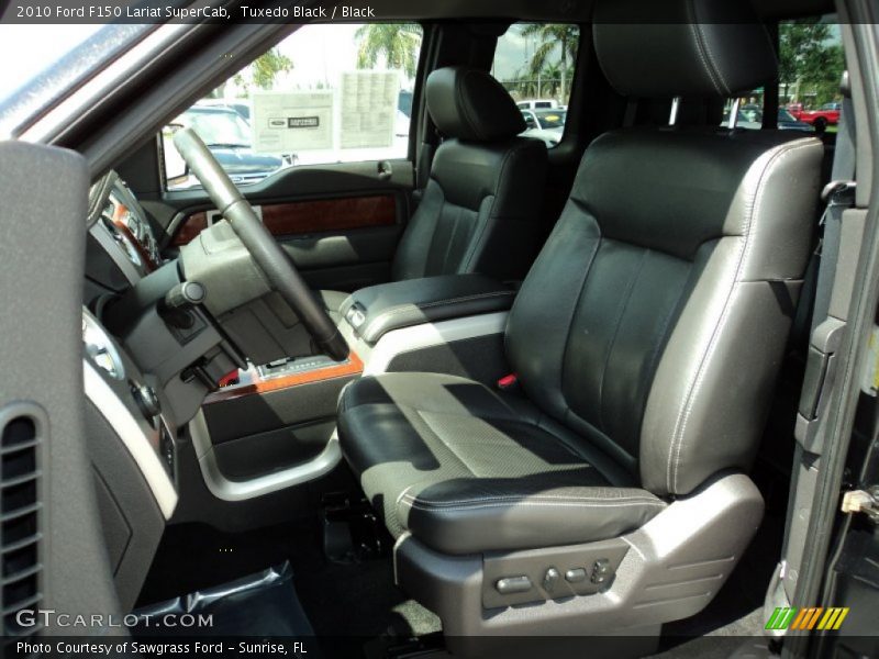 Tuxedo Black / Black 2010 Ford F150 Lariat SuperCab