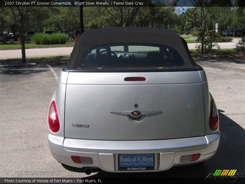 Bright Silver Metallic / Pastel Slate Gray 2007 Chrysler PT Cruiser Convertible