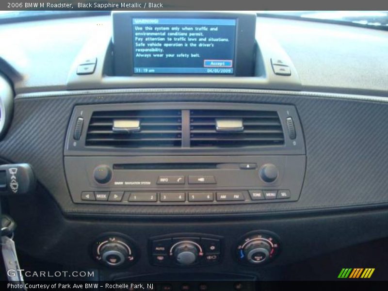 Black Sapphire Metallic / Black 2006 BMW M Roadster