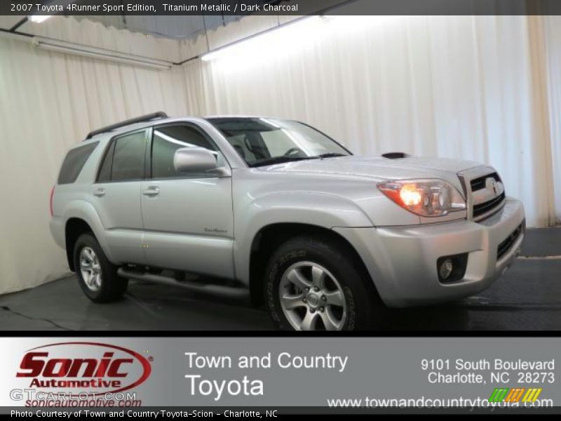 Titanium Metallic / Dark Charcoal 2007 Toyota 4Runner Sport Edition