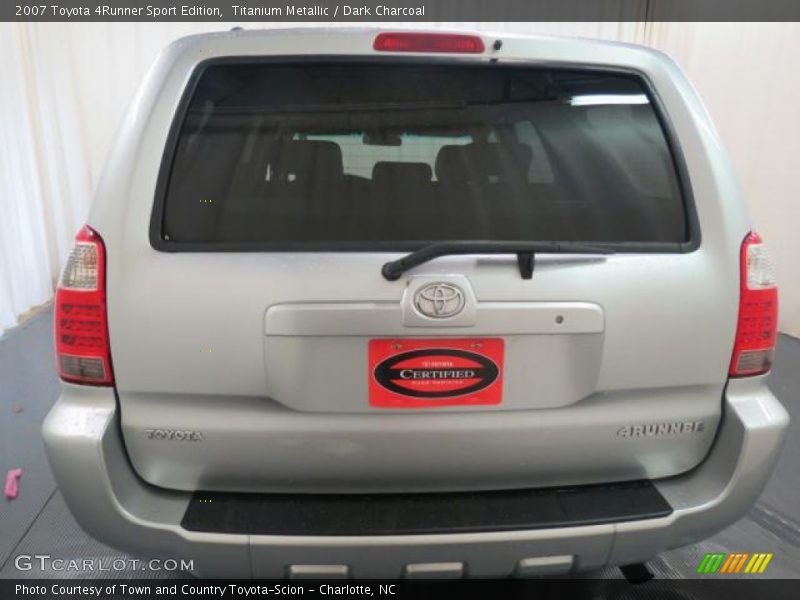Titanium Metallic / Dark Charcoal 2007 Toyota 4Runner Sport Edition
