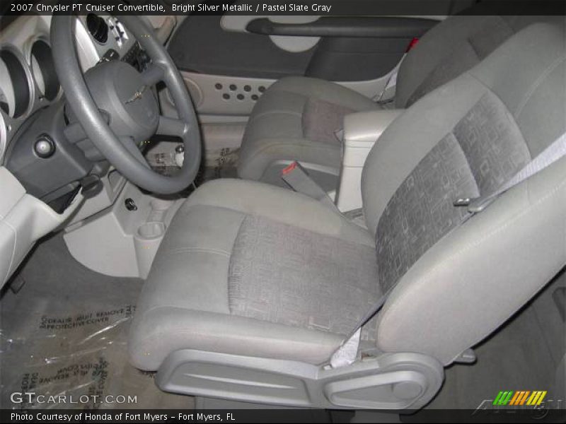 Bright Silver Metallic / Pastel Slate Gray 2007 Chrysler PT Cruiser Convertible