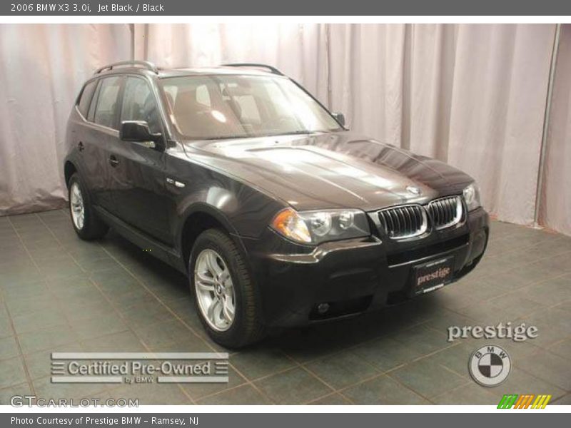 Jet Black / Black 2006 BMW X3 3.0i