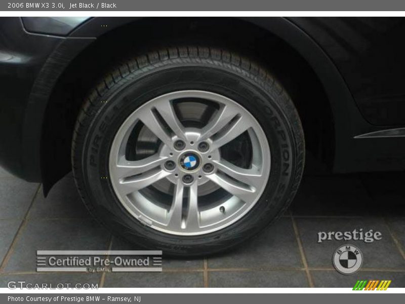 Jet Black / Black 2006 BMW X3 3.0i