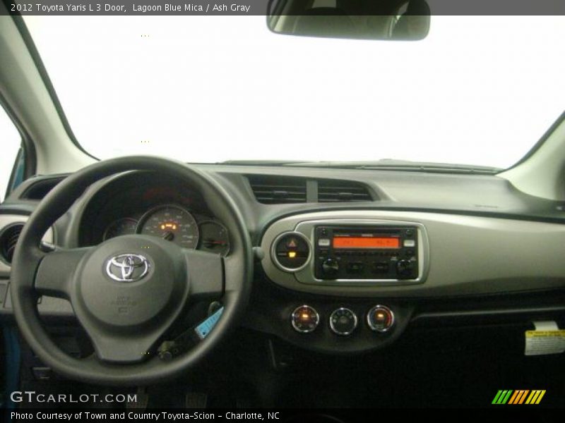 Dashboard of 2012 Yaris L 3 Door