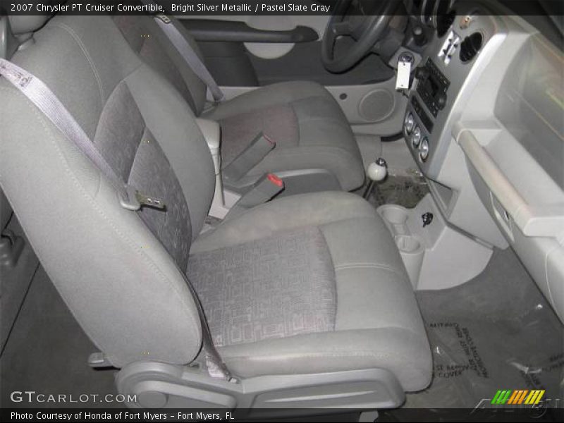 Bright Silver Metallic / Pastel Slate Gray 2007 Chrysler PT Cruiser Convertible