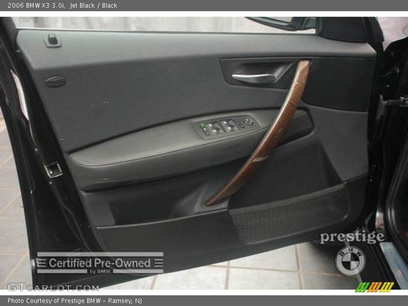 Jet Black / Black 2006 BMW X3 3.0i