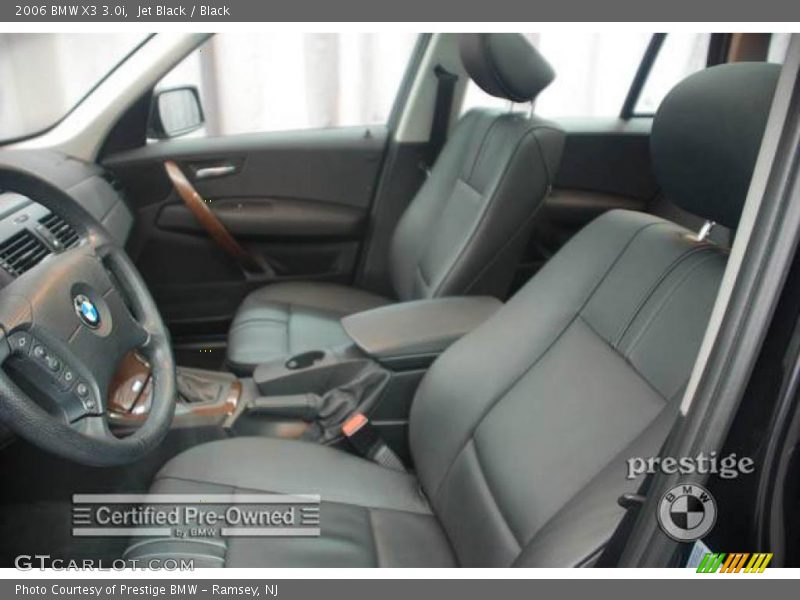 Jet Black / Black 2006 BMW X3 3.0i