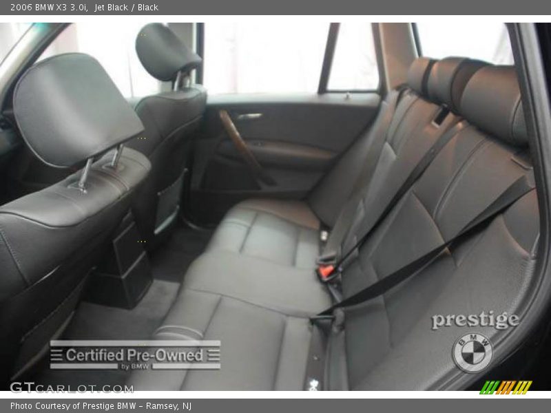 Jet Black / Black 2006 BMW X3 3.0i