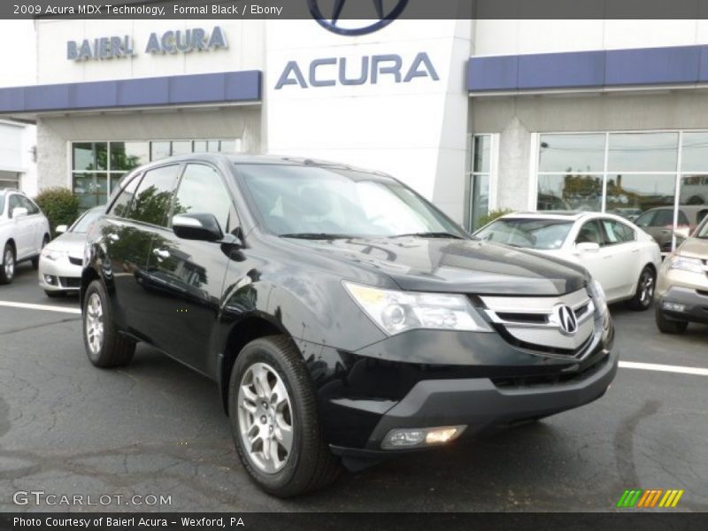 Formal Black / Ebony 2009 Acura MDX Technology