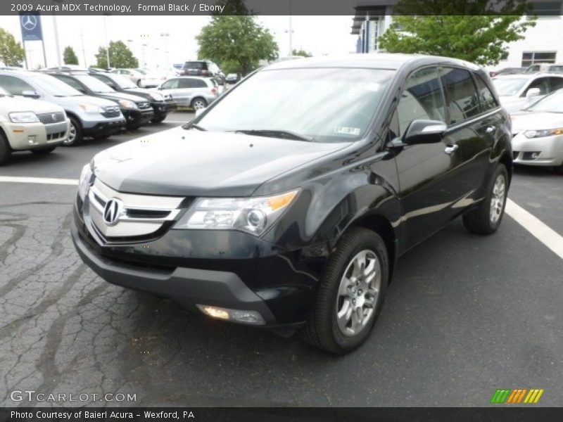 Formal Black / Ebony 2009 Acura MDX Technology