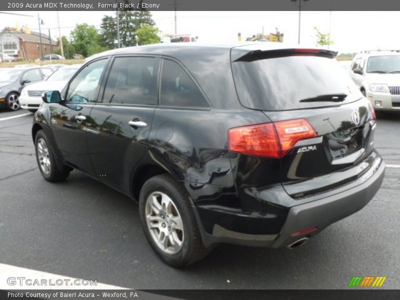 Formal Black / Ebony 2009 Acura MDX Technology