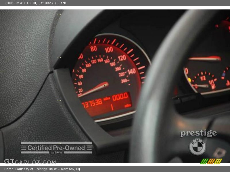 Jet Black / Black 2006 BMW X3 3.0i
