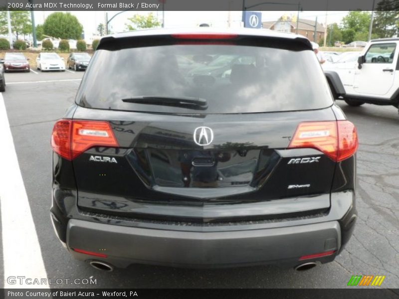 Formal Black / Ebony 2009 Acura MDX Technology