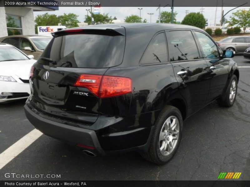 Formal Black / Ebony 2009 Acura MDX Technology