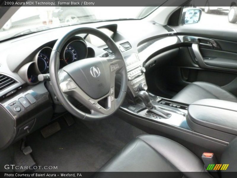 Formal Black / Ebony 2009 Acura MDX Technology