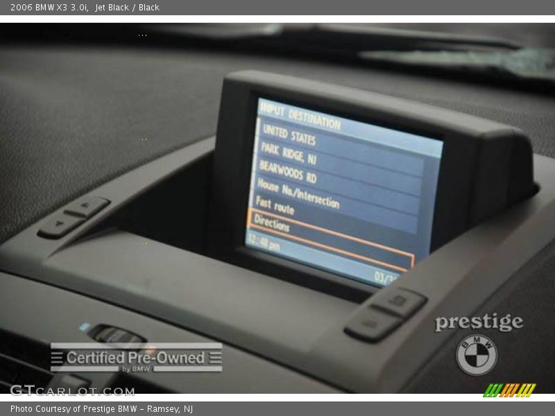 Jet Black / Black 2006 BMW X3 3.0i