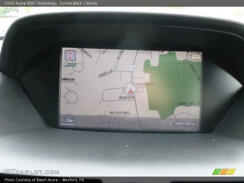 Formal Black / Ebony 2009 Acura MDX Technology