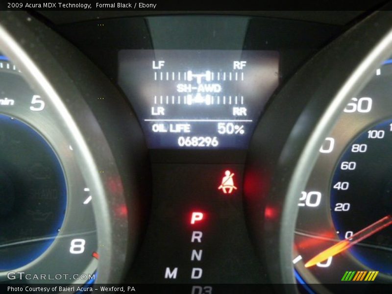 Formal Black / Ebony 2009 Acura MDX Technology
