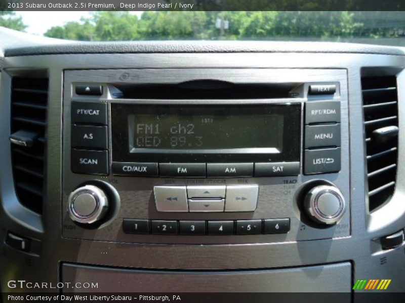 Deep Indigo Pearl / Ivory 2013 Subaru Outback 2.5i Premium