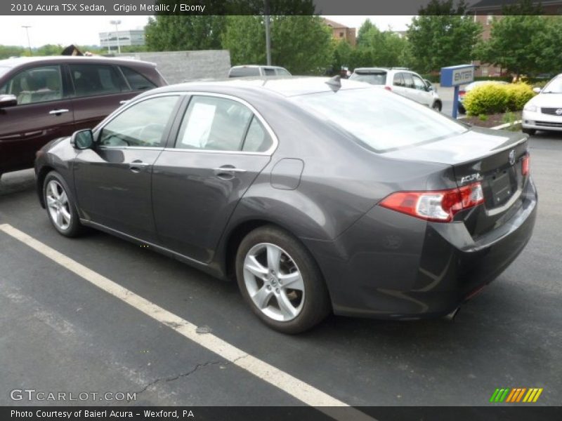 Grigio Metallic / Ebony 2010 Acura TSX Sedan