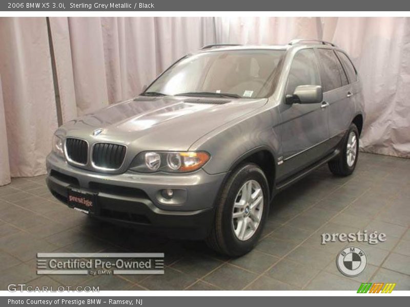 Sterling Grey Metallic / Black 2006 BMW X5 3.0i