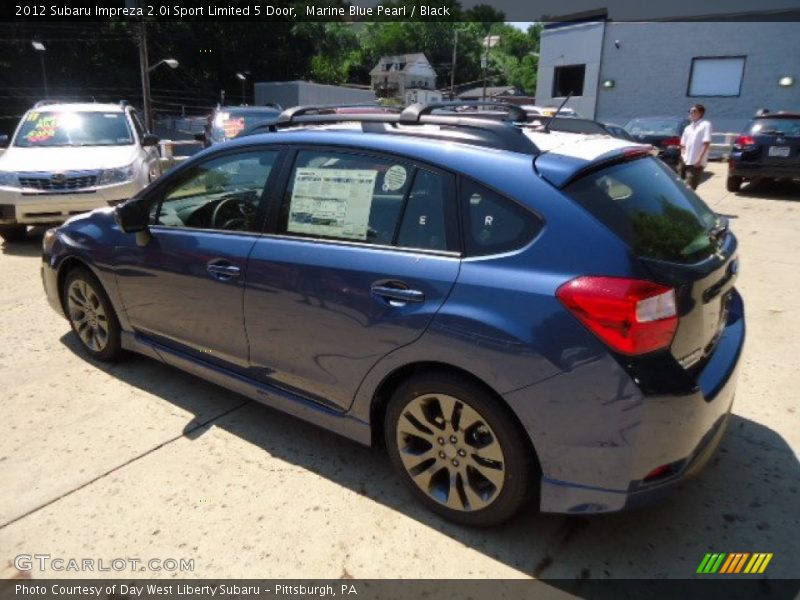 Marine Blue Pearl / Black 2012 Subaru Impreza 2.0i Sport Limited 5 Door