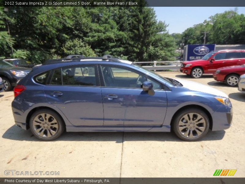 Marine Blue Pearl / Black 2012 Subaru Impreza 2.0i Sport Limited 5 Door