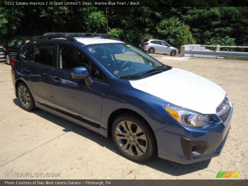 Marine Blue Pearl / Black 2012 Subaru Impreza 2.0i Sport Limited 5 Door