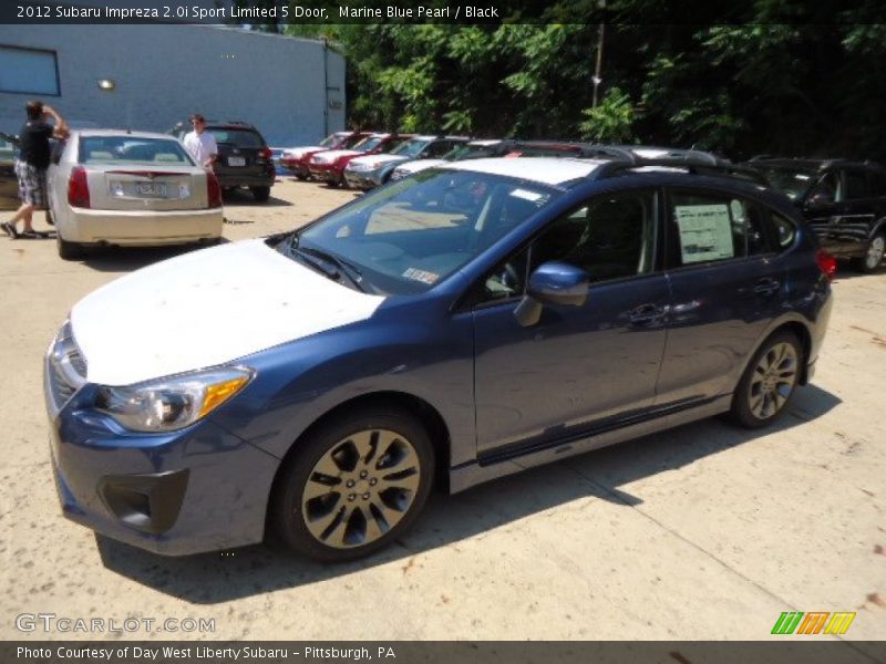 Marine Blue Pearl / Black 2012 Subaru Impreza 2.0i Sport Limited 5 Door