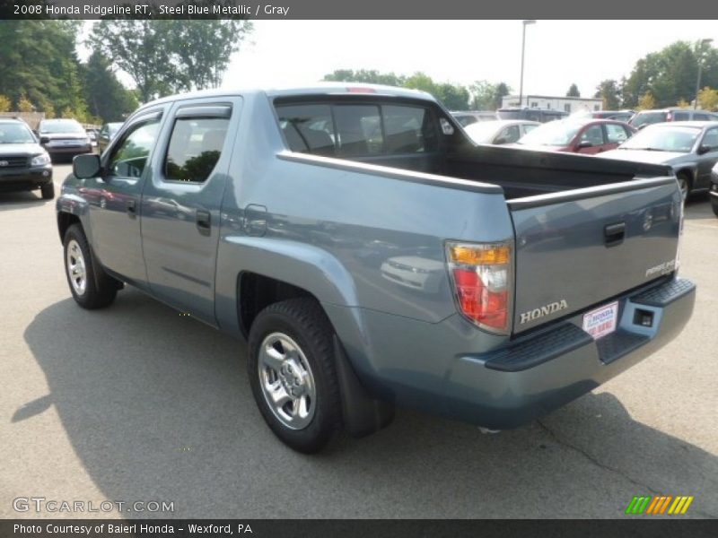 Steel Blue Metallic / Gray 2008 Honda Ridgeline RT