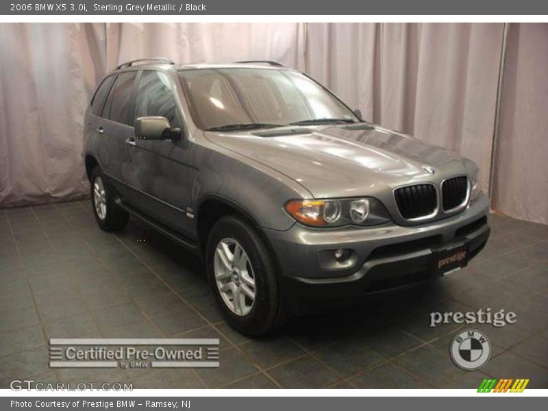 Sterling Grey Metallic / Black 2006 BMW X5 3.0i