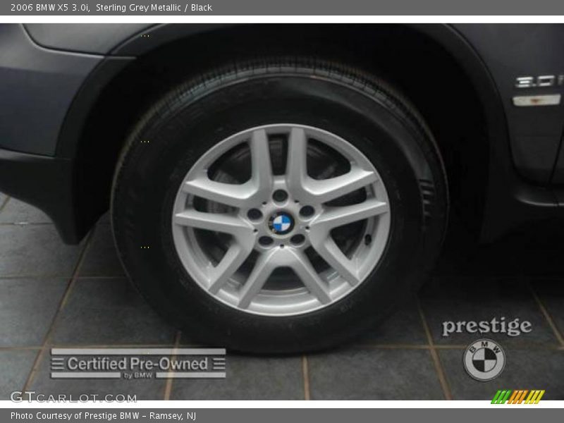 Sterling Grey Metallic / Black 2006 BMW X5 3.0i