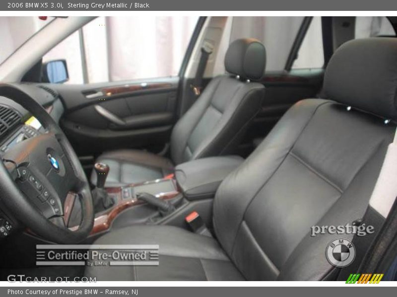 Sterling Grey Metallic / Black 2006 BMW X5 3.0i