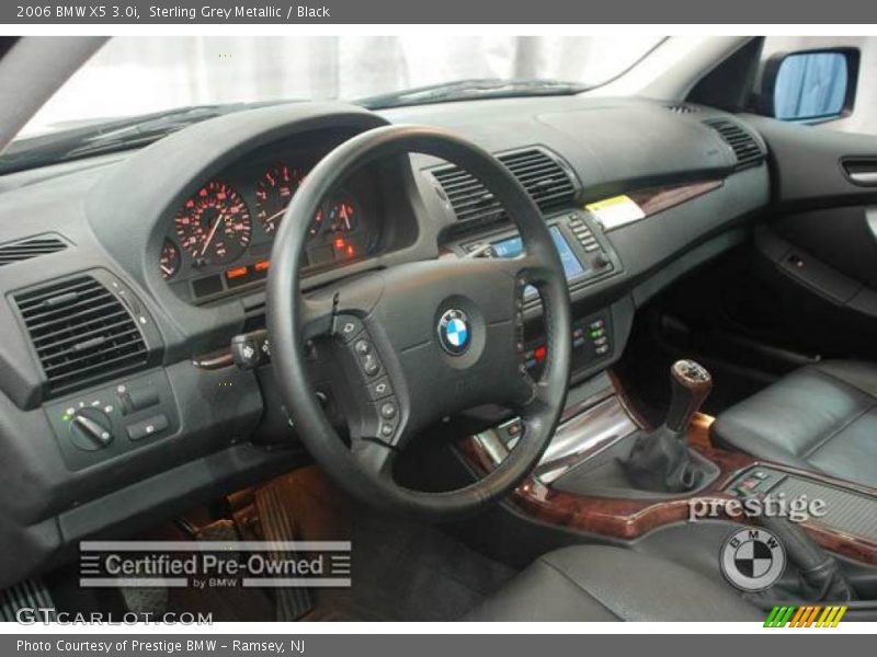 Sterling Grey Metallic / Black 2006 BMW X5 3.0i