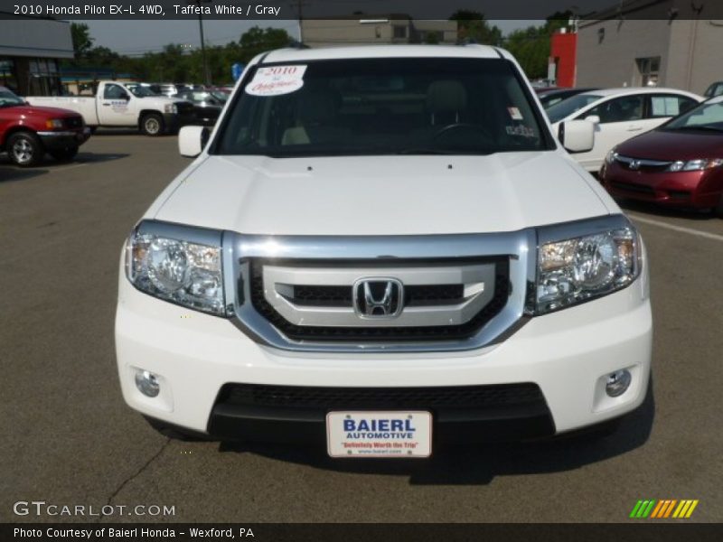 Taffeta White / Gray 2010 Honda Pilot EX-L 4WD
