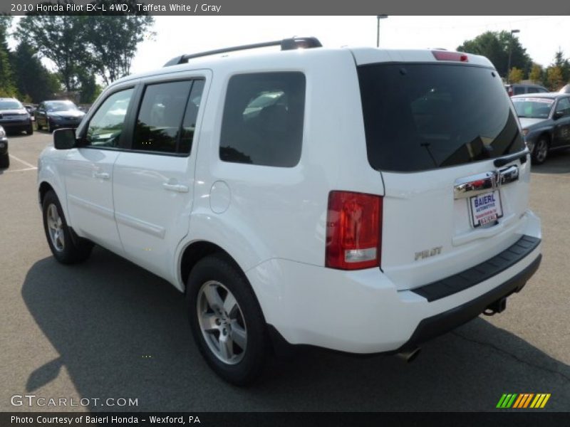 Taffeta White / Gray 2010 Honda Pilot EX-L 4WD