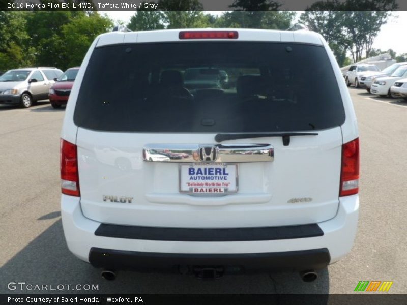 Taffeta White / Gray 2010 Honda Pilot EX-L 4WD
