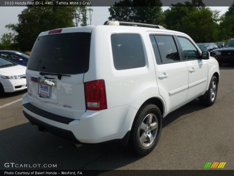 Taffeta White / Gray 2010 Honda Pilot EX-L 4WD