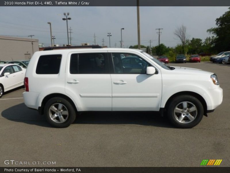Taffeta White / Gray 2010 Honda Pilot EX-L 4WD