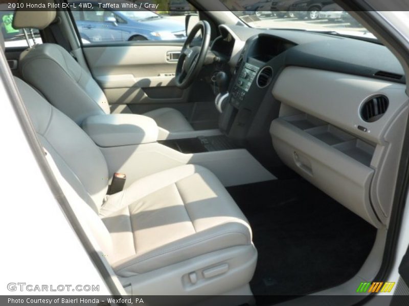 Taffeta White / Gray 2010 Honda Pilot EX-L 4WD